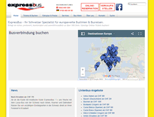 Tablet Screenshot of expressbus.ch