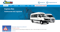 Desktop Screenshot of expressbus.info