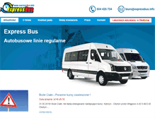 Tablet Screenshot of expressbus.info