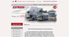 Desktop Screenshot of expressbus.pl