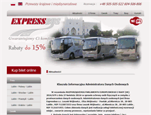 Tablet Screenshot of expressbus.pl